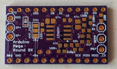 PCB with marked connections