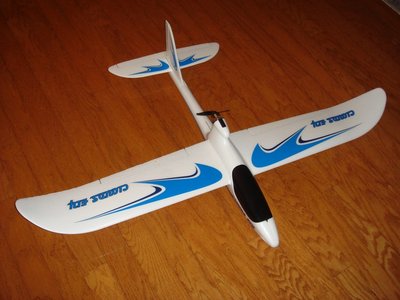 Here is the RTM (ready to maiden) Floater.<br />I also ordered a 6x4 prop to check it out.  heard it gives the float great climb rate.   I did separate the AILs, and prgram them with slow down flaps. :)