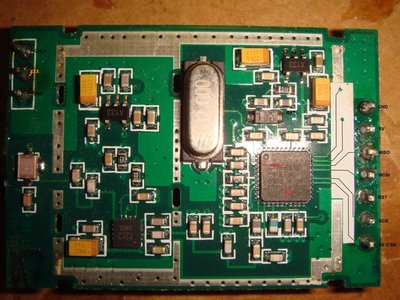 I have traced out the pins on the Tx module, the xxx on the left 3 pins is also Gnd.