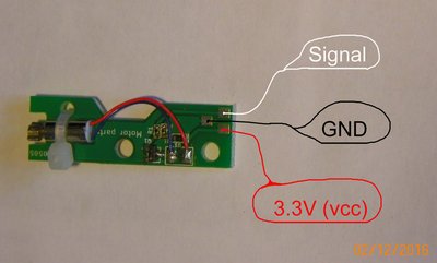 FrSky Haptic Wiring.