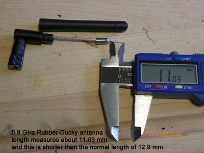 5.8 GHz Rubber-Ducky antenna