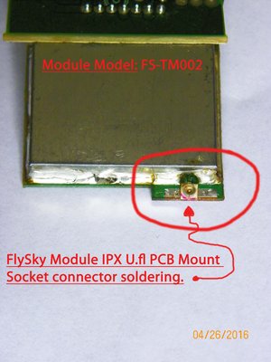 FlySky 2.4 GHz. Module<br />Model: FS-TM002.