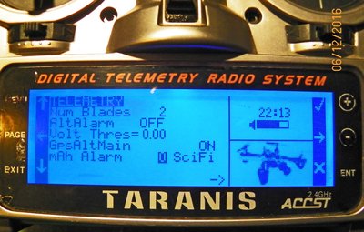 3 Telemetry Screen