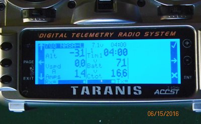 Lost on right side 3 telemetry data readings.