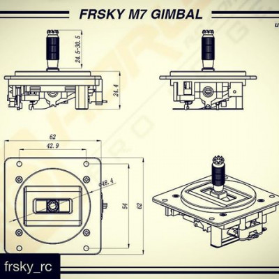 M7 Gimbals Dimensions