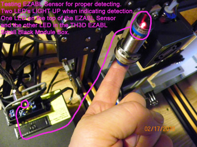 LED Lights when making detection.