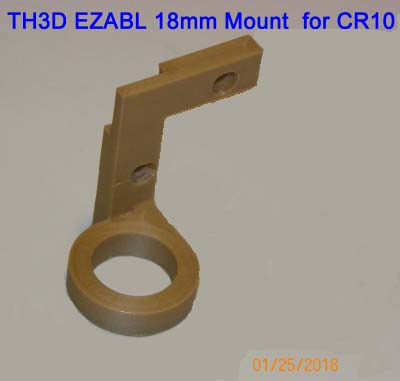 TH3D EZABL 18mm Mount  for CR10 3D Printer