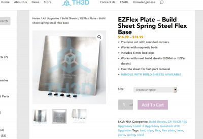 EZFlex Plate – Build Sheet Spring Steel Flex Base
