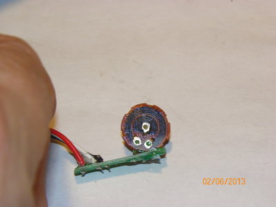 Resistive Element End removed from 9x 5K Potentiometer.