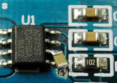New capacitor between pins 5&amp;6