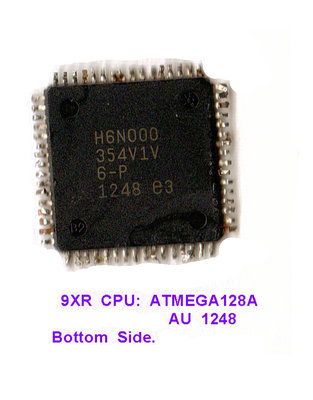 9XR CPU ATMEGA128A Under Side