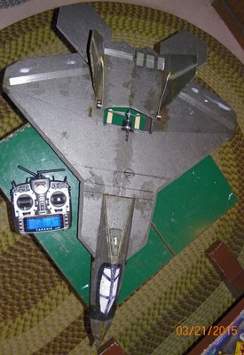 F-22 V2 foam plane