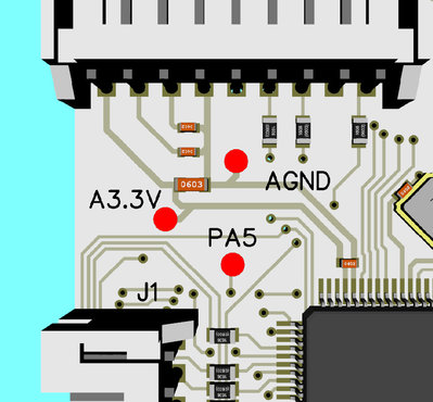 close up of spare i/o