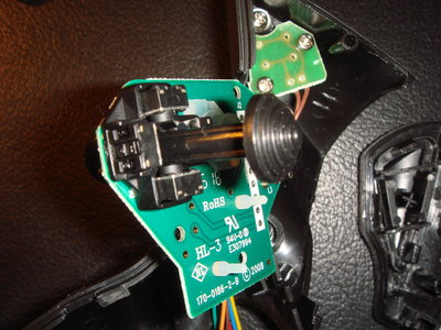 4 momentary tac switches for X,Y axis movement