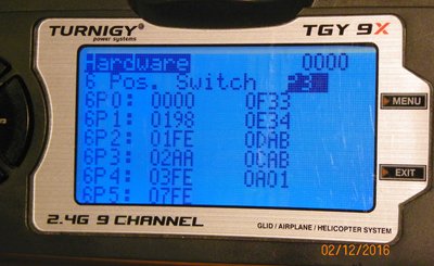 First Calibration Values