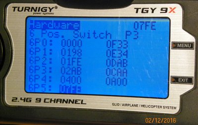 Fifth Calibration Values