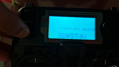 Split second showing of &quot;MESSAGE: EEPROM FORMATTING&quot;.