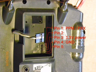 9x Module Bay Connections of the  5 Pins.