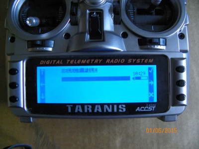 Lower front of Taranis-x9d