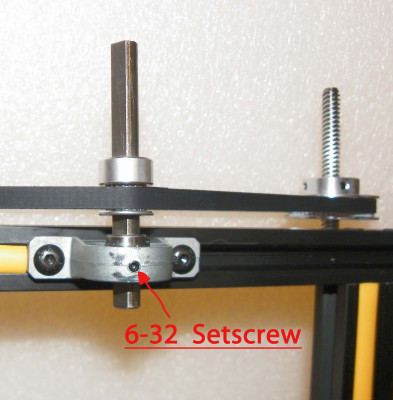 6-32 Setscrew mod