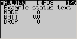 Mavlink screen 1