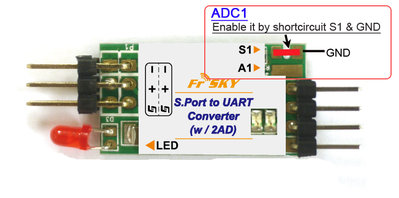 SP2UART   <br />Smart Port to UART Converter, w/ 2 ADC ports