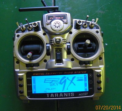 1) Taranis with ERSKY9X firmware.
