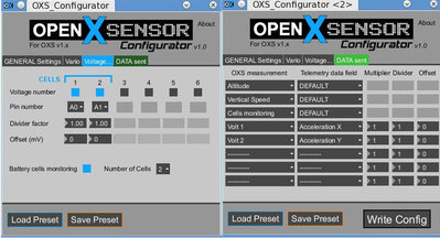 Added cells monitoring in oxs configurator