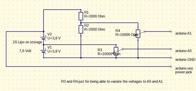 2S Lipo to arduino uno. Omitted MS5611 and D4R-II.